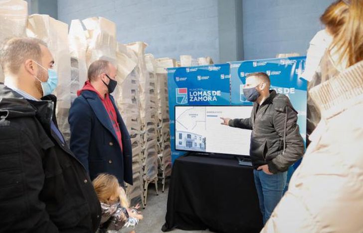 Insaurralde supervisó la llegada de los elementos.