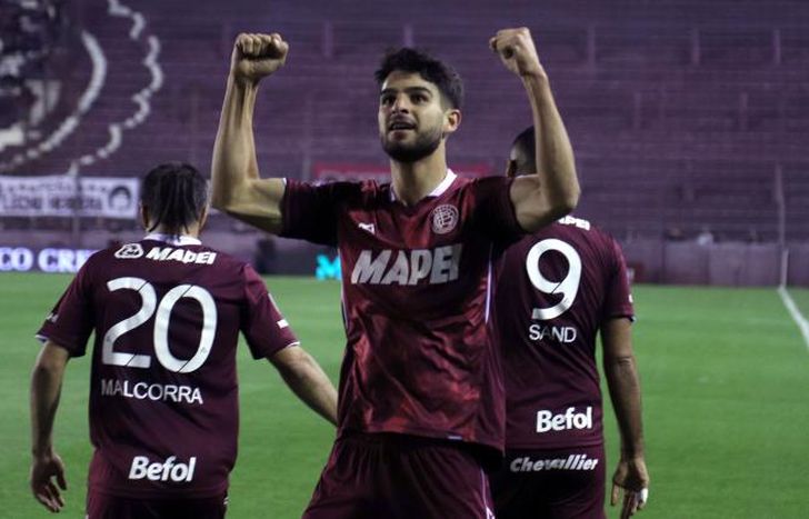 Ocho goles con la camiseta de Lanús lleva José López.