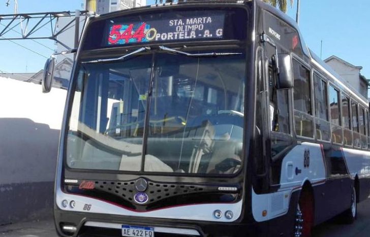 La línea 544, una de las afectadas.