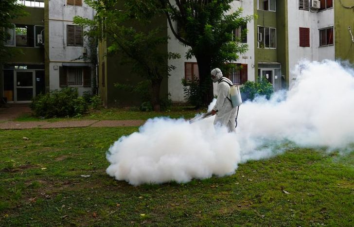 Utilizan termonieblas, termonebulizadores, vaporizadores y camionetas.