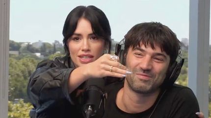 Lali Espósito interrumpió a Pedro Rosemblat.