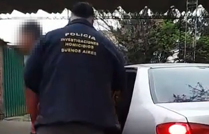 El momento de la detención.