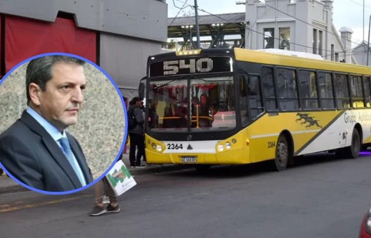 Sergio Massa anunció que se levanta el paro de colectivos.