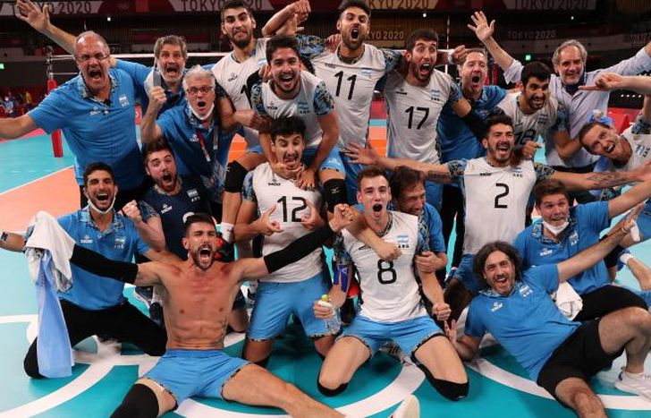 Argentina sumó su segunda medalla en vóley.