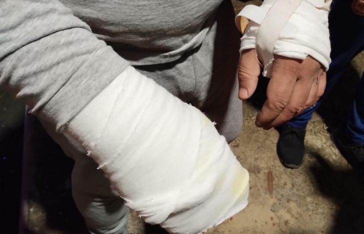 Las víctimas fueron rescatadas, pero perdieron todo.