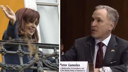 Cristina Kirchner apuntó contra Peter Lamelas, el embajador de Estados Unidos y Donald Trump en la Argentina.