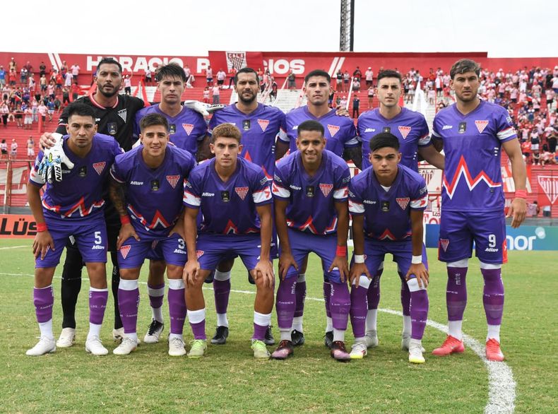 Formación de Los Andes que enfrentó a Central Norte. Formación de Los Andes que enfrentó a Central Norte.