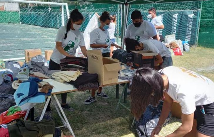 El trabajo de los 30 integrantes de la agrupación del Taladro.