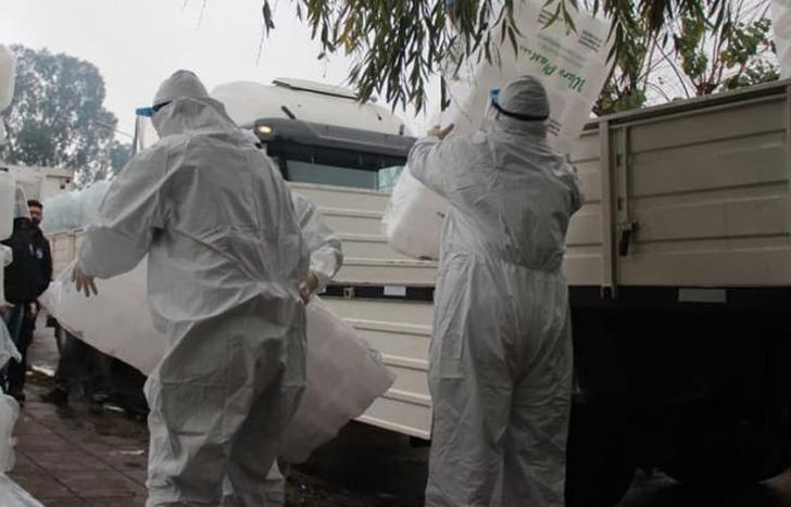 Siguen los operativos de asistencia y desinfección.