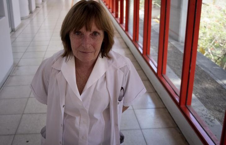 Marta Monteverde, en el Hospital Garrahan.