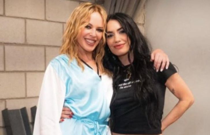 Kylie Minogue y Lali Espósito, juntas.