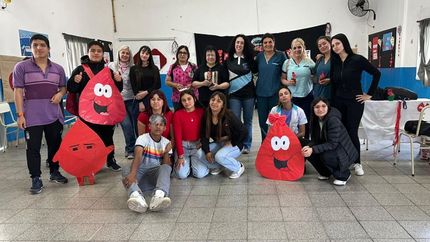 Organizaron una colecta de sangre y valoran su compromiso con la salud y con la sociedad.