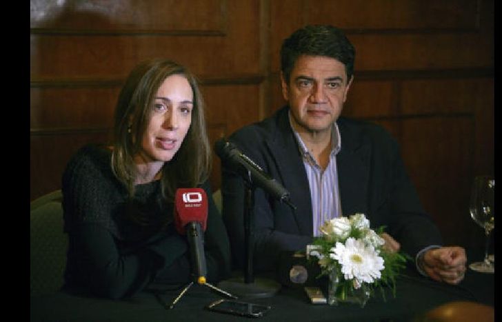 Télam 08/06/2016 Mar del Plata: El intendente de Vicente López, Jorge Macri y la gobernadora de la provincia de Buenos Aires,María Eugenia Vidal ,visitaron Mar del Plata. Foto: Alejandro Moritz/lap