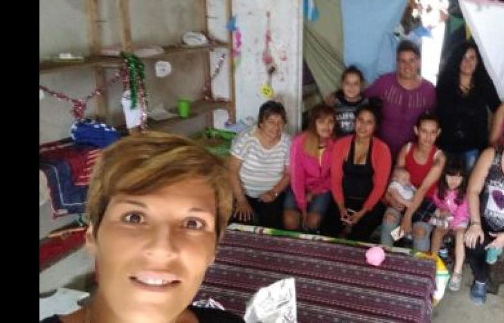 la primera de las charlas se realizó en una institución social de Fiorito.