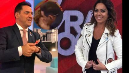 iudica beso a pia shaw en un confuso episodio y estallo la polemica en las redes