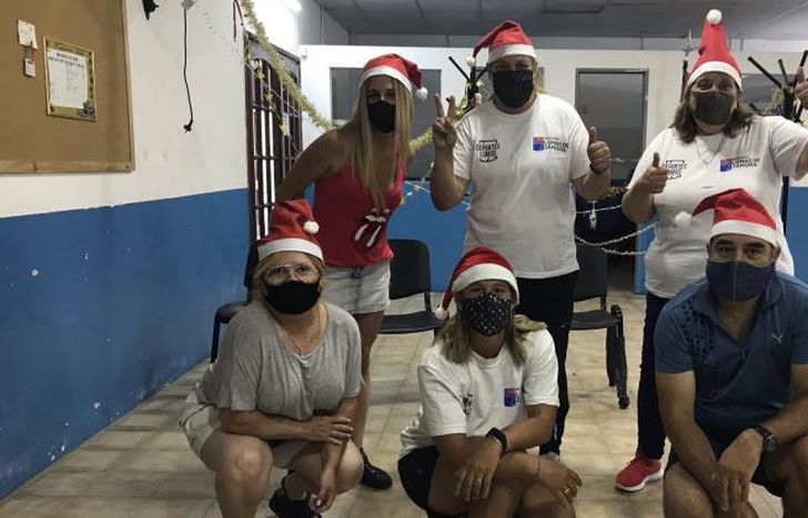 Armaron ejercicios para trabajar las articulaciones.