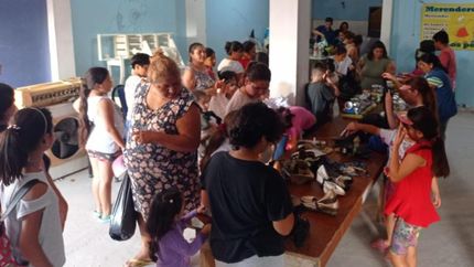 A la institución asisten cientos de chicos y adultos.