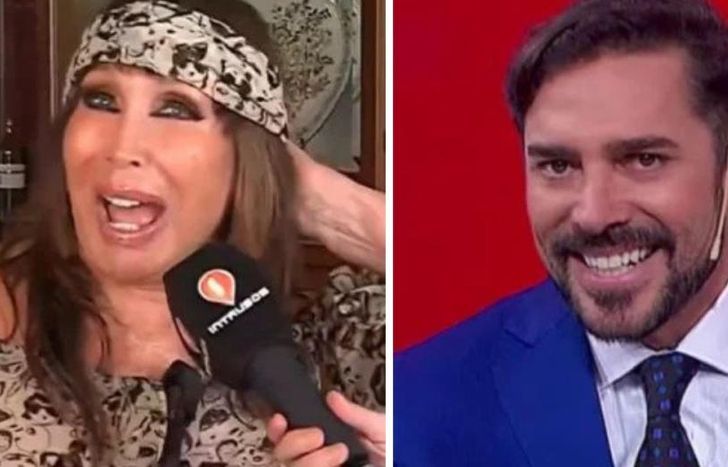 Moria Casán y Matías Ale.