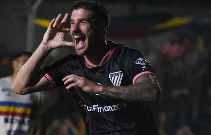 Pereira convirtió su octavo gol en Los Andes.