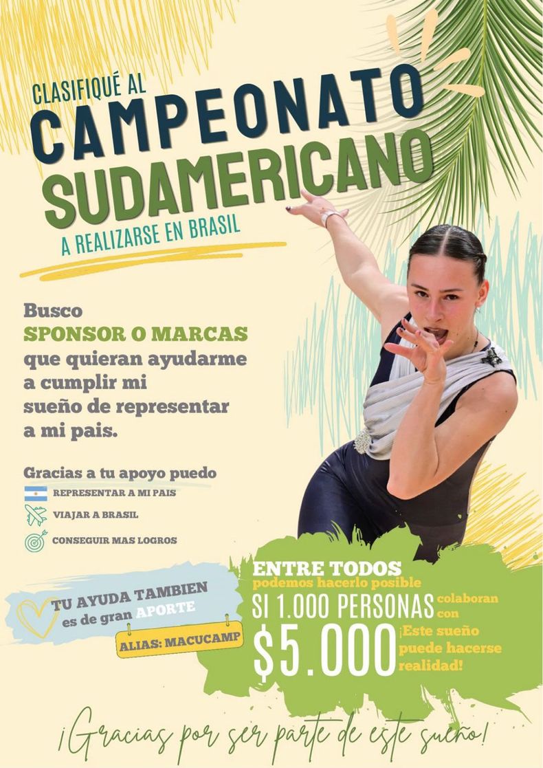 Necesita recaudar $3000 dólares antes del 13 de julio para confirmar su asistencia en el campeonato sudamericano de patín
