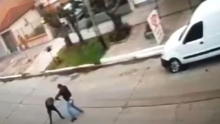 El momento de la agresión.