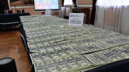 Parte de lo secuestrado.