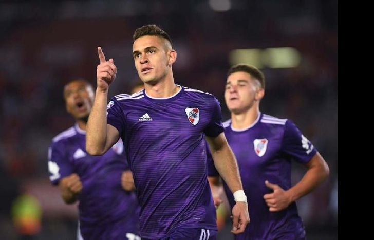 Borré, con dos goles, fue una de las figuras del Millonario.