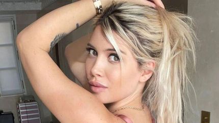 Una foto retro de Wanda Nara.
