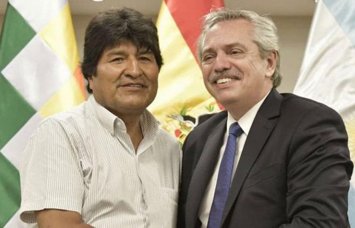 Evo Morales fue recibido en el país durante su exilio.