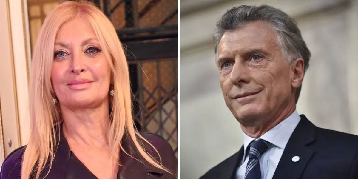 Yuyito González y Mauricio Macri.&nbsp;