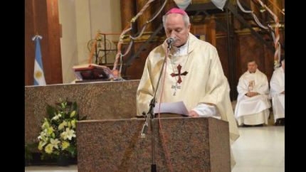 monsenor lugones cuestiono al gobierno y avalo el paro del lunes