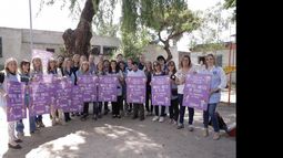 las autoridades del municipio y los docentes del jardín N°912 celebraron la iniciativa.