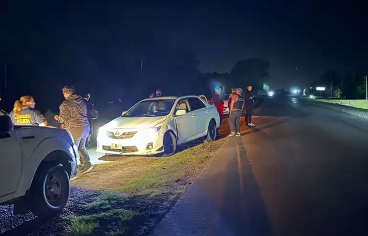 El momento de la detención.