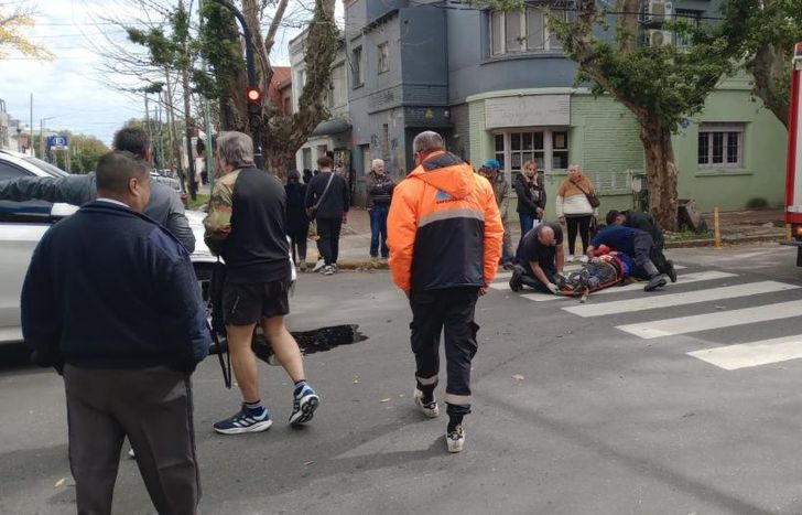 Hubo un amplio operativo de asistencia en la zona.