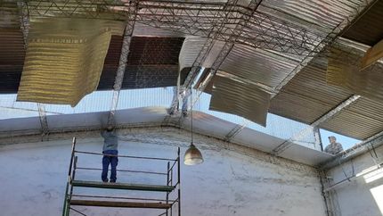 El Club La Perla, de Temperley, remodeló el gimnasio de taekwondo.