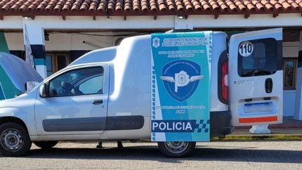 La camioneta recuperada.