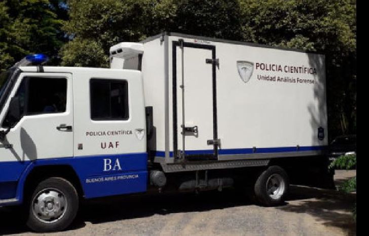 el cuerpo estaba calcinado.