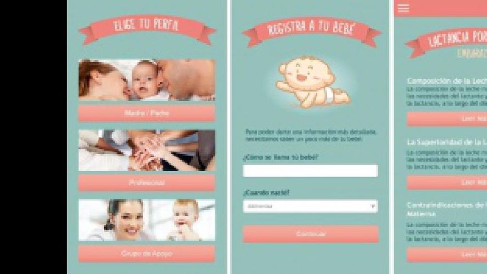 Una app ayuda a acompañar la lactancia materna