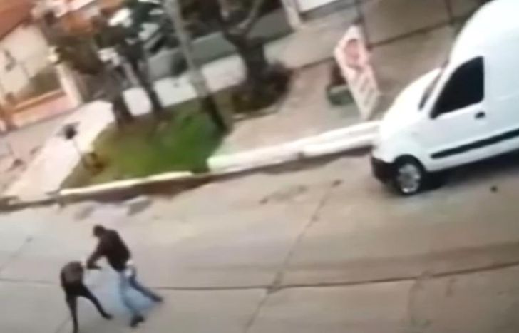 El momento de la agresión.