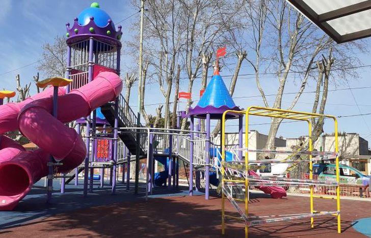 Colocaron más juegos infantiles y de salud.