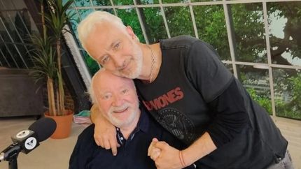 Andy y su papá.