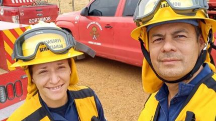 dos bomberos lomenses en corrientes: nunca vivimos algo tan fuerte