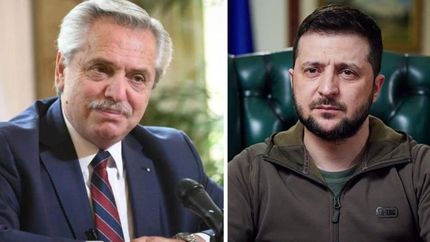 Alberto Fernández y Volodomir Zelenski hablaron durante 35 minutos.