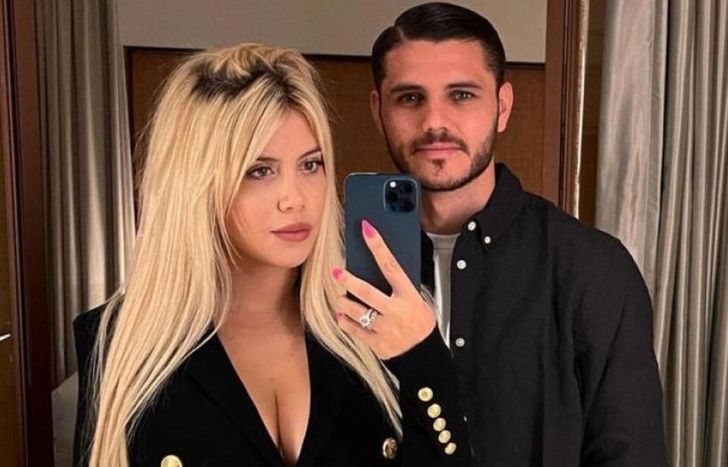 Wanda y Mauro, separados.