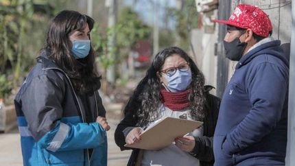 Hubo recorridas casa por casa para dialogar con vecinos.