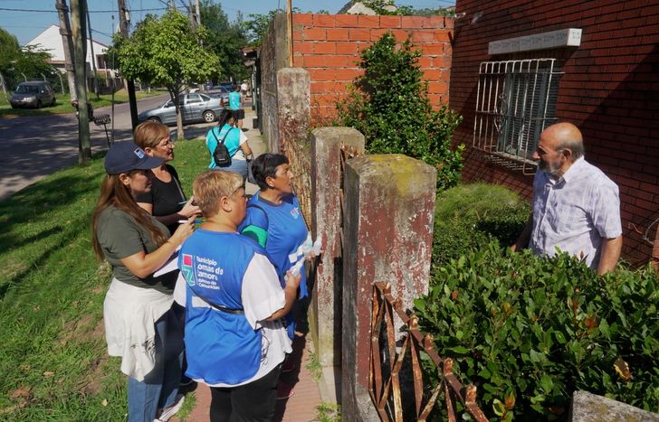 El último operativo contra el dengue se hizo en Temperley.