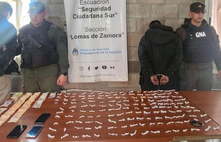 El operativo estuvo a cargo de la Gendarmería.