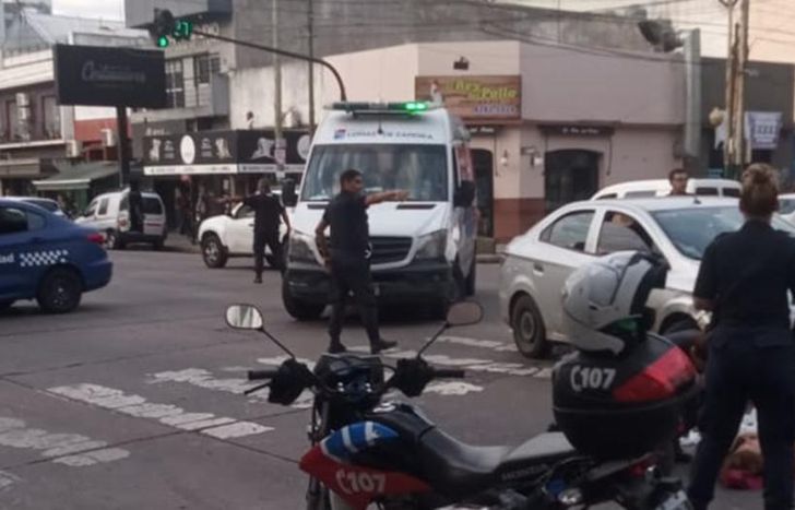 El accidente ocurrió en hora pico.