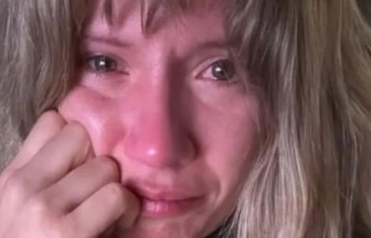 Laurita Fernández, angustiada.