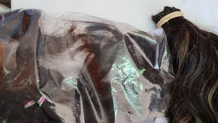 Se juntaron más de 60 mechones de pelo en Lomas.